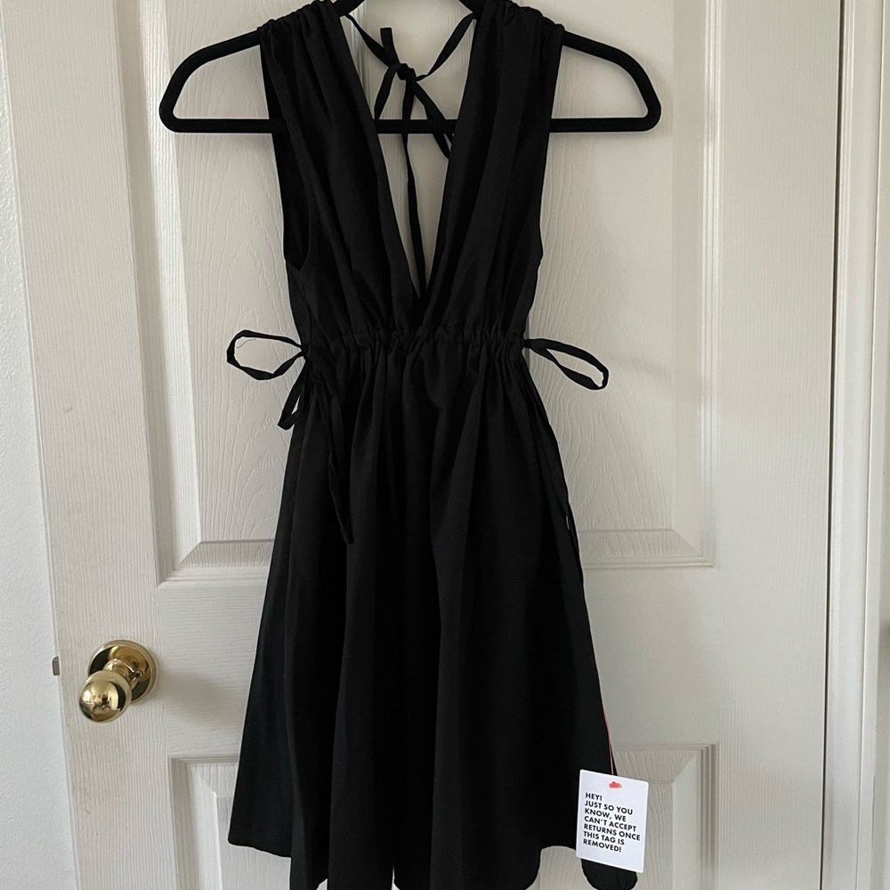 Black ASOS mini sundress size S